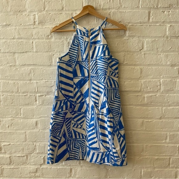 Lilly Pulitzer || Annabelle Shift Mini Dress Blue Bay Yacht 4 - Picture 4 of 7